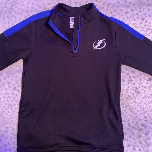Tampa Bay Lightning Quarter Zip Jacket - Picture 2 of 2